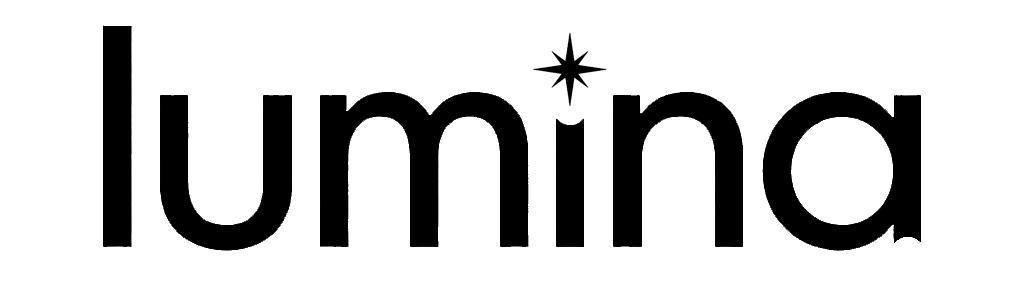 Logo ufficiale di Cecilia Lumina con scritta nera e stella minimalist